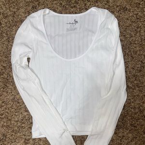 White Free People Top